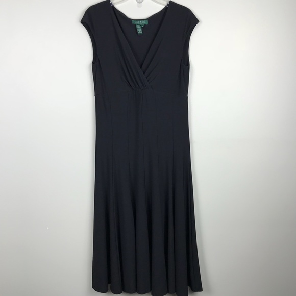 Lauren Ralph Lauren Dresses & Skirts - LRL Ralph Lauren black sleeveless midi dress sz 4